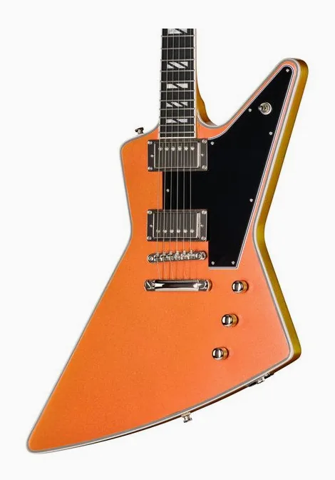 Epiphone Futura Explorer Custom FS, przełącznik przetworników i gniazdo wyjściowe