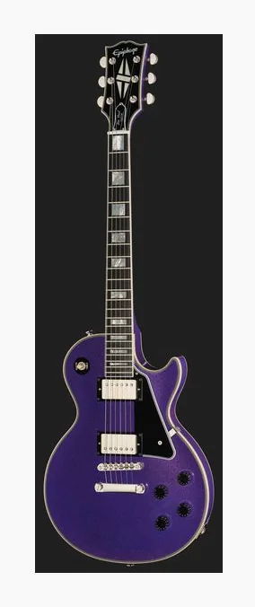 Epiphone IGC Les Paul Custom AS, główka z kluczami i logo
