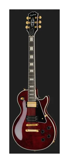 Epiphone Jerry Cantrell Wino LP Custom, tył korpusu