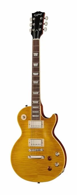 Epiphone Kirk Hammett "Greeny" LP Std. sfotografowana frontalnie