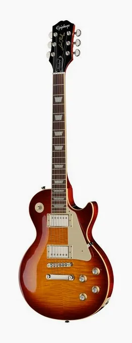 Epiphone 1959 Les Paul Standard WBB ujęta od przodu na neutralnym tle