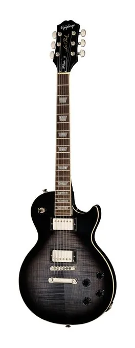Epiphone Les Paul Custom Futura FS ujęta od przodu na neutralnym tle