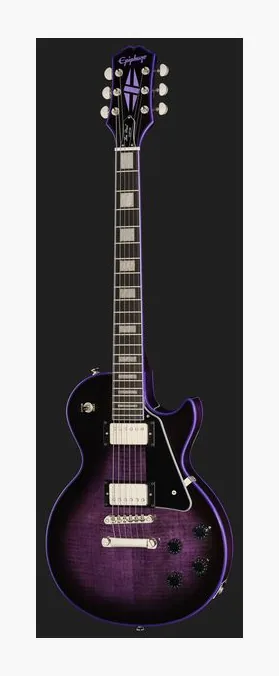 Epiphone Les Paul Modern Figured PB, gryf i podstrunnica z boku