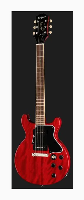 Epiphone Les Paul Custom Widow OB, prog zerowy i pierwsze pozycje na gryfie