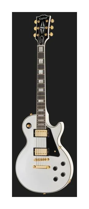 Epiphone Les Paul Custom Ebony IGC, linie korpusu z góry