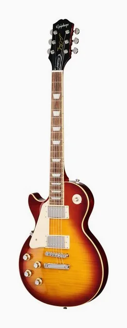 Epiphone Les Paul Standard 60s Ebony LH widziana od przodu