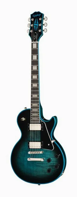 Epiphone 1960 Les Paul Special DC TVY ujęta od przodu na neutralnym tle