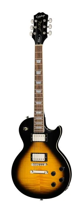 Epiphone Les Paul Standard 60s Ebony widziana od przodu