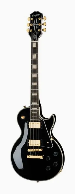 Epiphone Les Paul Custom EB z bliska od przodu