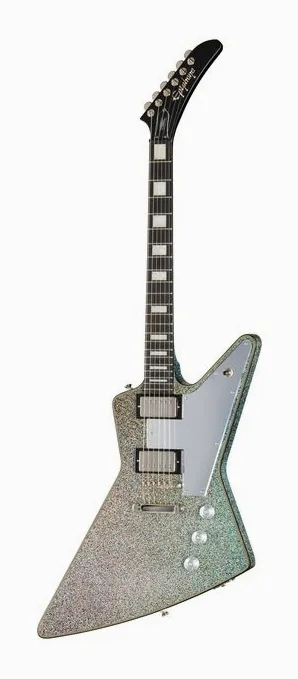 Epiphone Lzzy Hale Explorer Custom BDHS z bliska od przodu