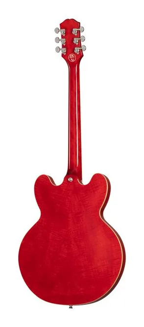 Epiphone Marty Schwartz ES-335 SC, linie korpusu z góry