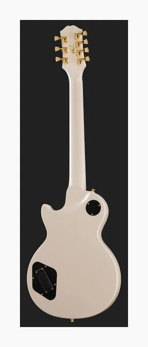 Epiphone Matt Heafy LP Cust. 7 Bone Wh., główka z kluczami i logo