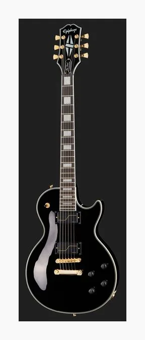 Epiphone Matt Heafy LP Cust. 7 Bone Wh. sfotografowana frontalnie