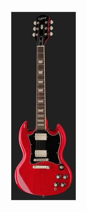 Epiphone SG Standard Cherry IBG, gryf i podstrunnica z boku