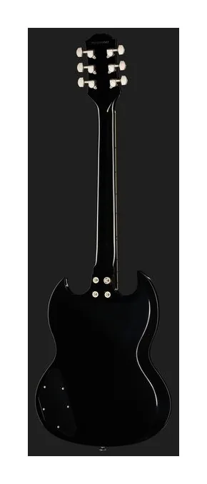 Epiphone SG Tribute Plus VS LH ujęta od przodu na neutralnym tle