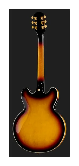 Epiphone Sheraton Vintage Sunburst, przetworniki i gałki regulacji