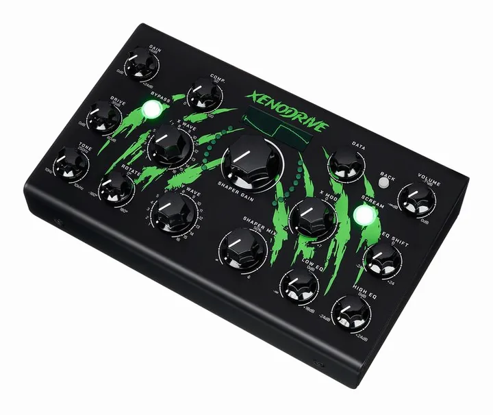 Erica Synths Xenodrive, gałki widziane z góry