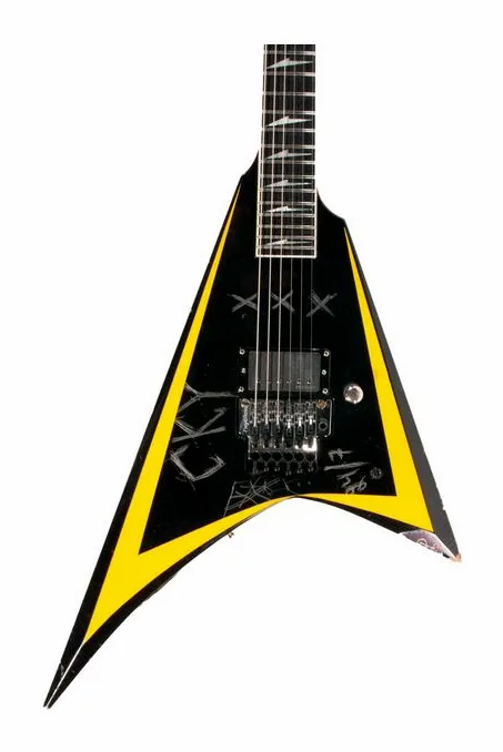 ESP Alexi Arrow Head Legacy, gryf i podstrunnica z boku