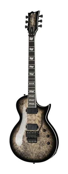 ESP E-II Eclipse FR Charcoal Burst z bliska od przodu