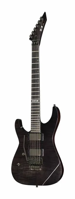 ESP E-II M-II LH STBLK sfotografowana frontalnie