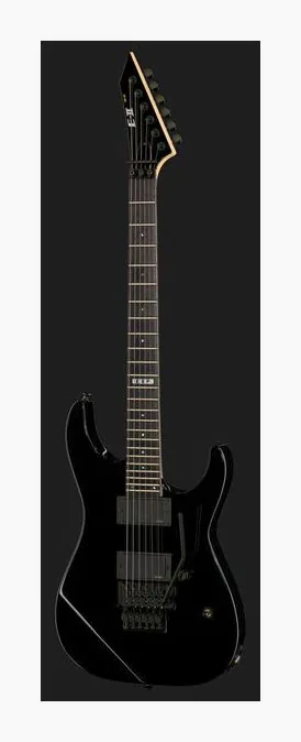 ESP E-II M-II Neck Thru BLK, przetworniki i gałki regulacji
