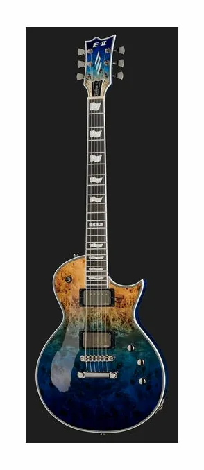 ESP E-II Eclipse BM Blue Nat Fade, przetworniki i gałki regulacji