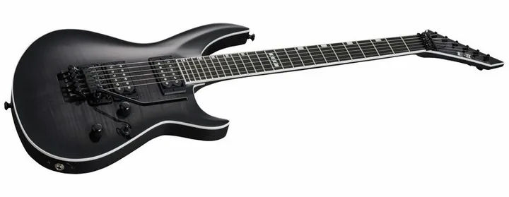 ESP E-II Horizon 3 FM FR STBLKSB, korpus i lakier z bliska