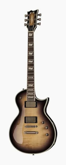 ESP E-II Eclipse FM BLK NAT B sfotografowana frontalnie