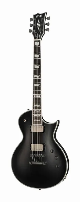 ESP E-II Eclipse BLKS ujęta od przodu na neutralnym tle