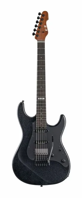 ESP E-II SN-III Flicker GunMet BK sfotografowana frontalnie