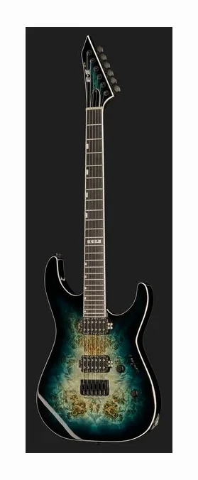ESP E-II M-II HT Mercury Blue Bst, linie korpusu z góry