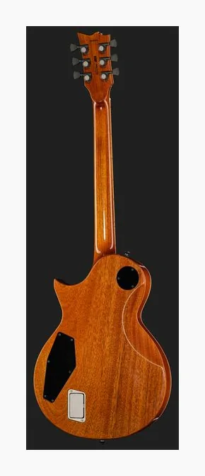 ESP Eclipse QM Dark Blue Sunburst, linie korpusu z góry