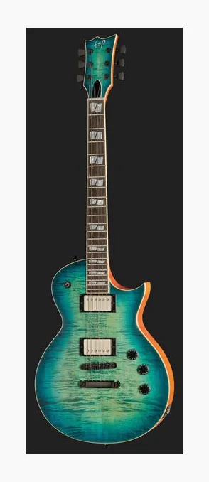 ESP Eclipse USA ST Black SB widziana od przodu