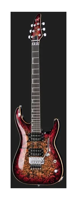 ESP Horizon FR CTM BM Reptile Red, profil boczny korpusu