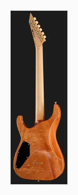 ESP HORIZON II FM Dark Lime Burst, przetworniki i gałki regulacji