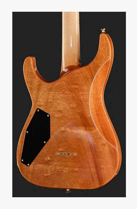 ESP HORIZON II FM Dark Lime Burst, przełącznik przetworników i gniazdo wyjściowe