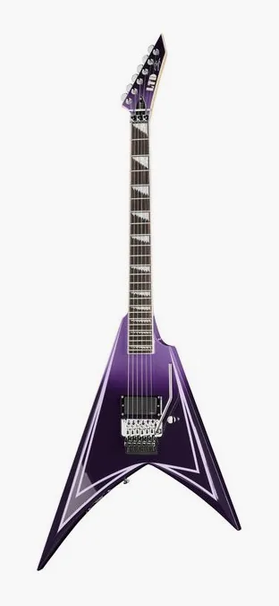 ESP LTD Alexi Hexed Sawtooth z bliska od przodu