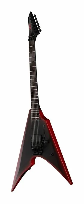 ESP LTD Arrow Black Metal II, linie korpusu z góry