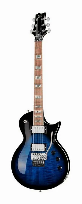 ESP LTD AS 1FRFM BLKAQSB ujęta od przodu na neutralnym tle