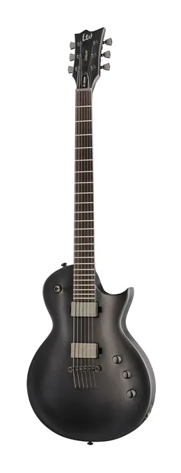 ESP LTD EC-1000 Baritone CHMS ujęta od przodu na neutralnym tle