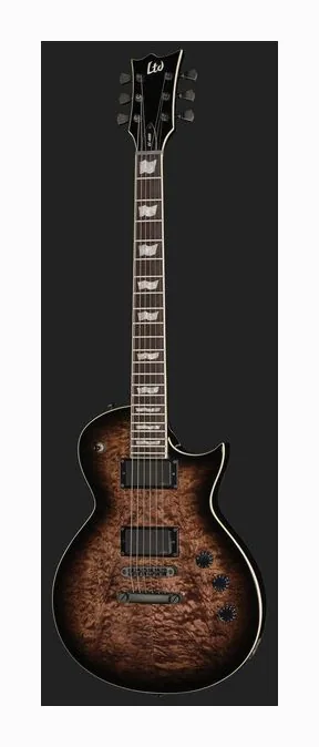 ESP LTD EC-400 QM STBSB, tył korpusu