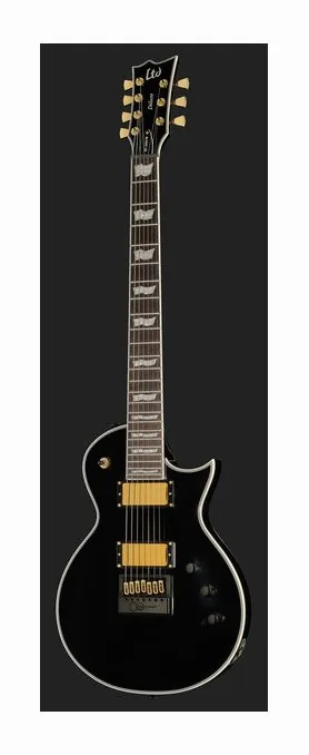 ESP LTD EC-1007B Evertune Black, główka z kluczami i logo