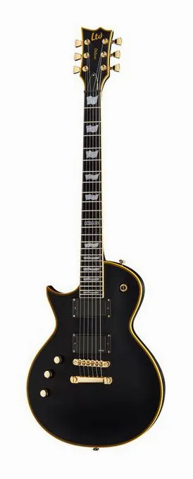 ESP LTD EC1000 Vintage BK EMG LH z bliska od przodu