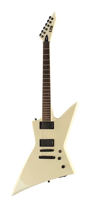 ESP LTD EX-200 Olympic White widziana od przodu