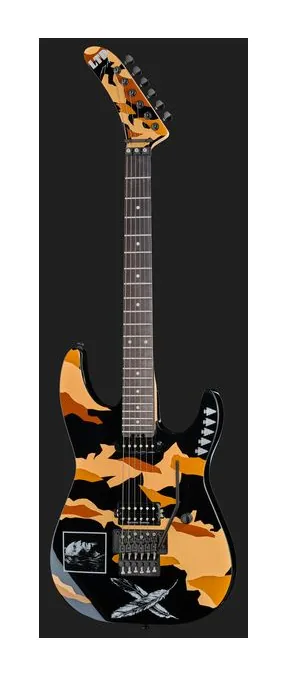 ESP LTD GL Desert Eagle, korpus i lakier z bliska