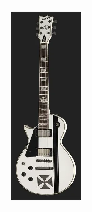 ESP LTD Iron Cross LH SW, korpus i lakier z bliska