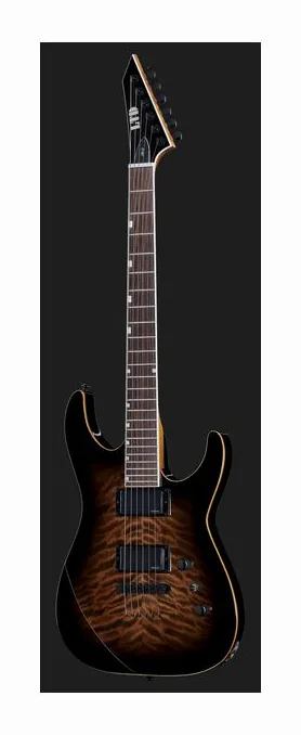 ESP LTD JM-II Josh Middleton BSB, gryf i podstrunnica z boku