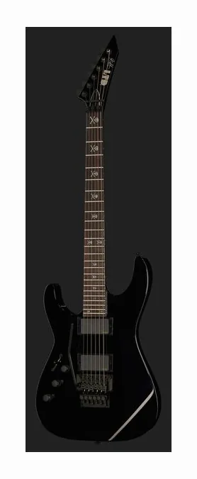ESP LTD KH 602 LH BLK, tył korpusu