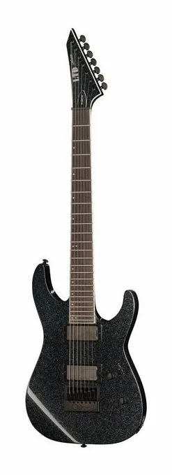 ESP LTD M-1007B ET Granite Sparkle ujęta od przodu na neutralnym tle