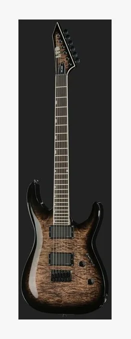 ESP LTD MH-1000NT BB BLK, główka z kluczami i logo